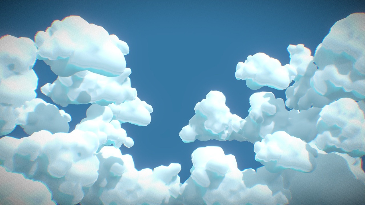 Media 1 for listing Stylized Clouds Pack - Vol 03