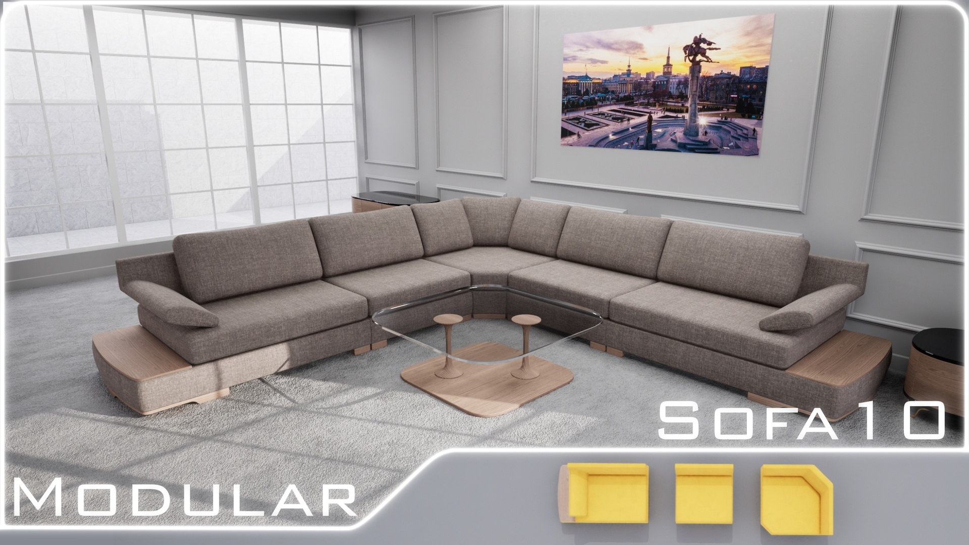Media 1 for listing Furniture Sofa 10 (Modular)