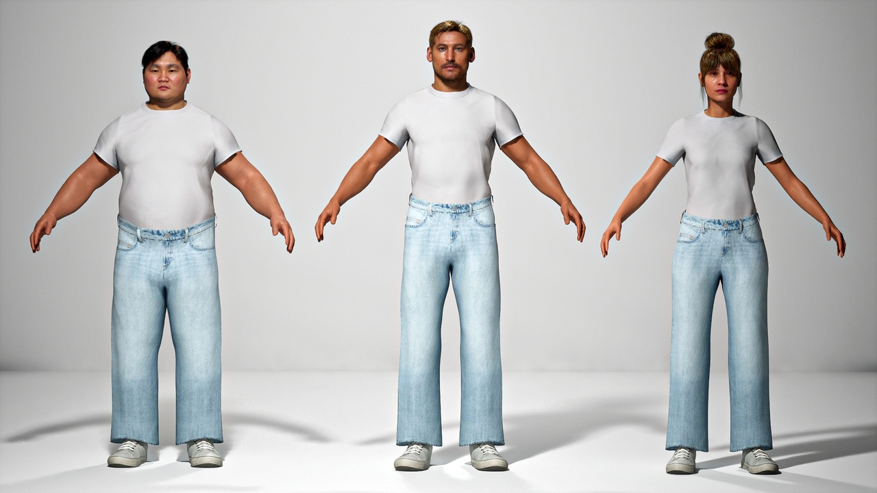 Media 1 for listing Everyday Casual Casual Outfit for MetaHuman (Resizable | Full Outfit)