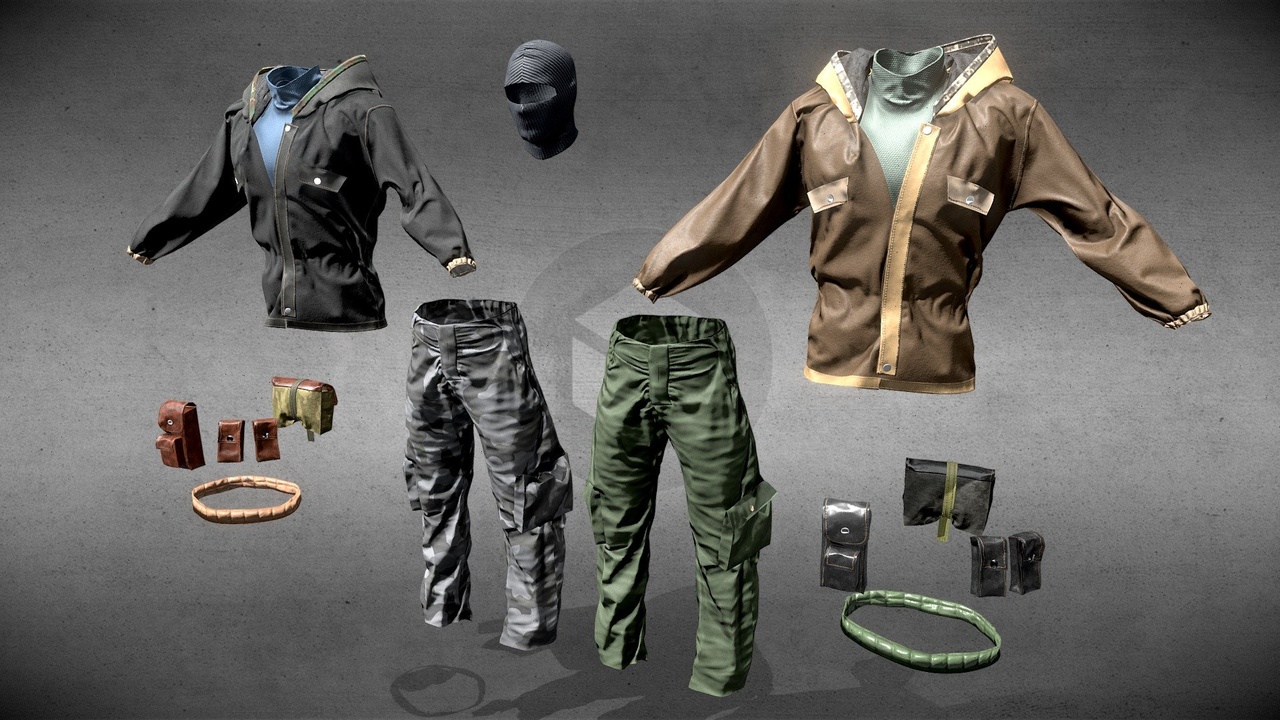 Media 1 for listing jacket pants balaclava and bags