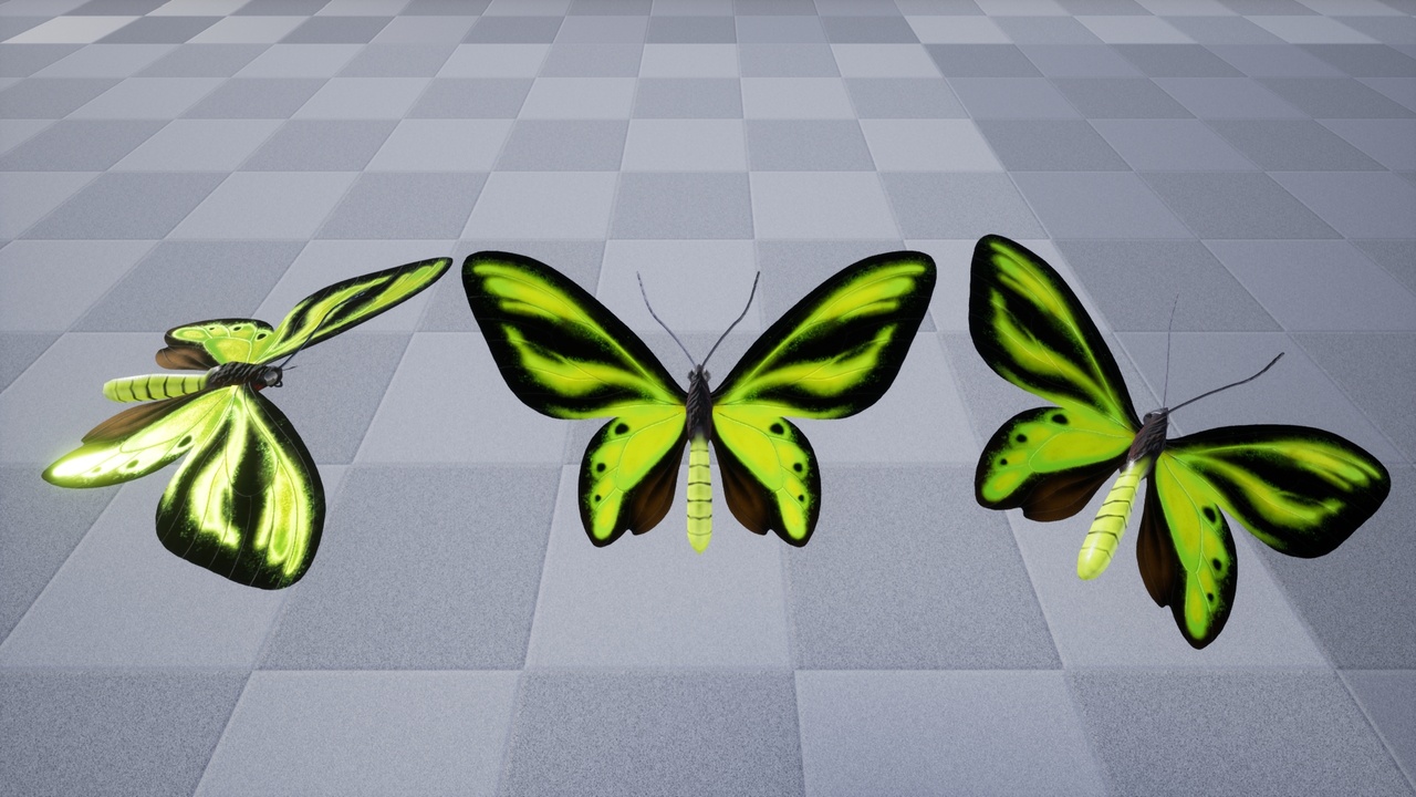Media 1 for listing Animated Particle Butterfly Pack