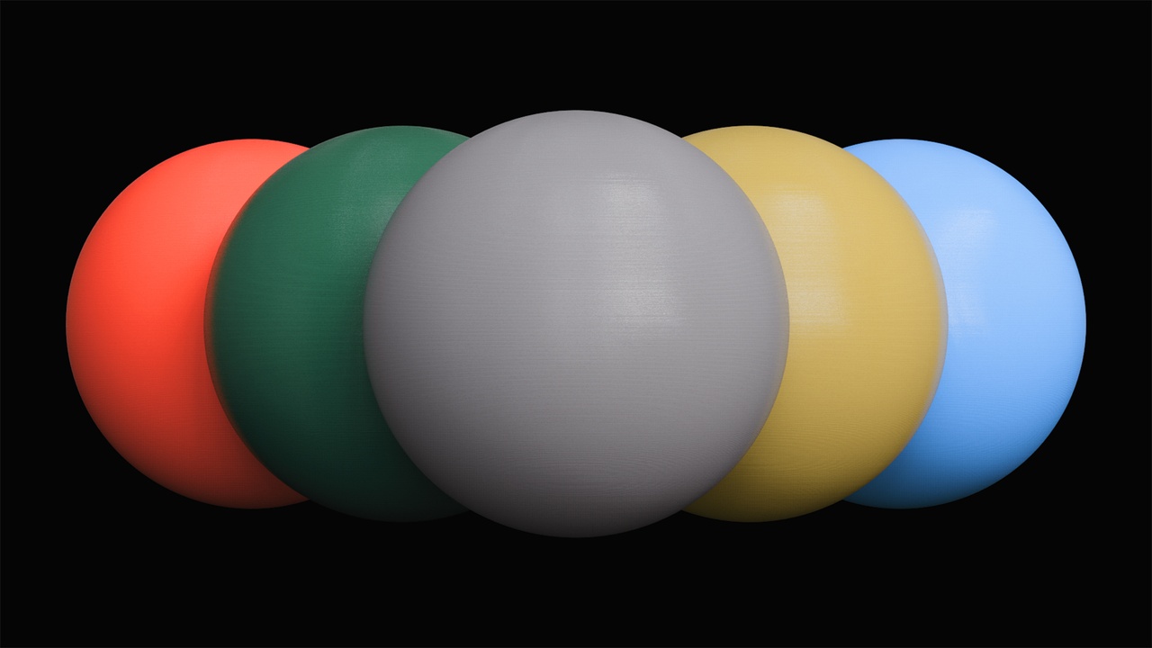 Media 1 for listing Plastic Material Pack 05 – High-Quality PBR Materials for Visualization