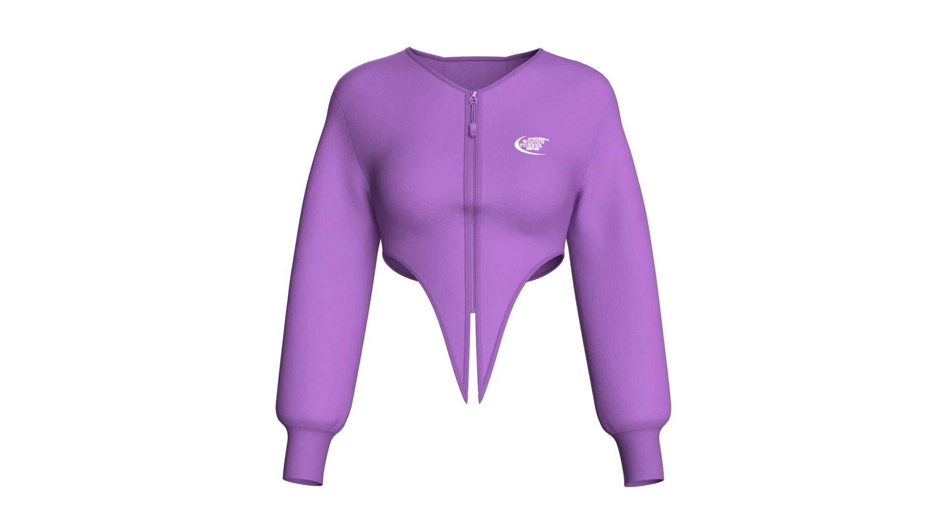 Media 1 for listing Girls Purple Corset Sweatshirt | High Poly