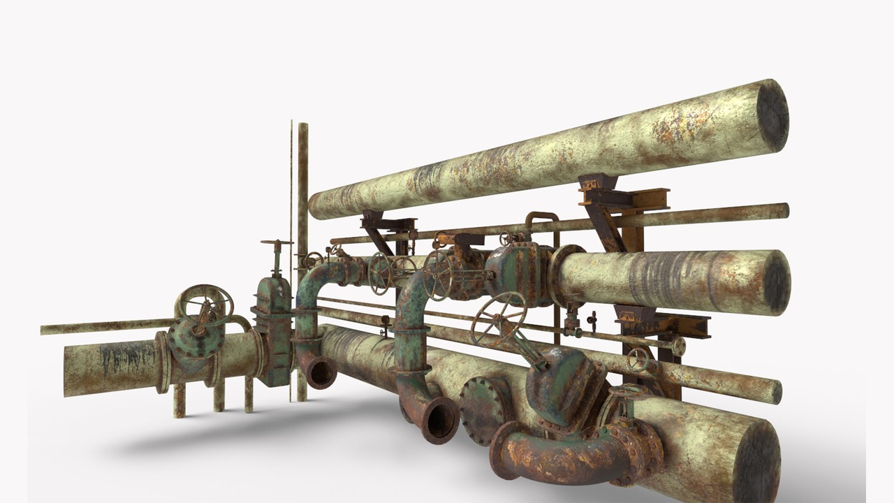 Media 1 for listing Old Rusty Water Control Valves And Pipes