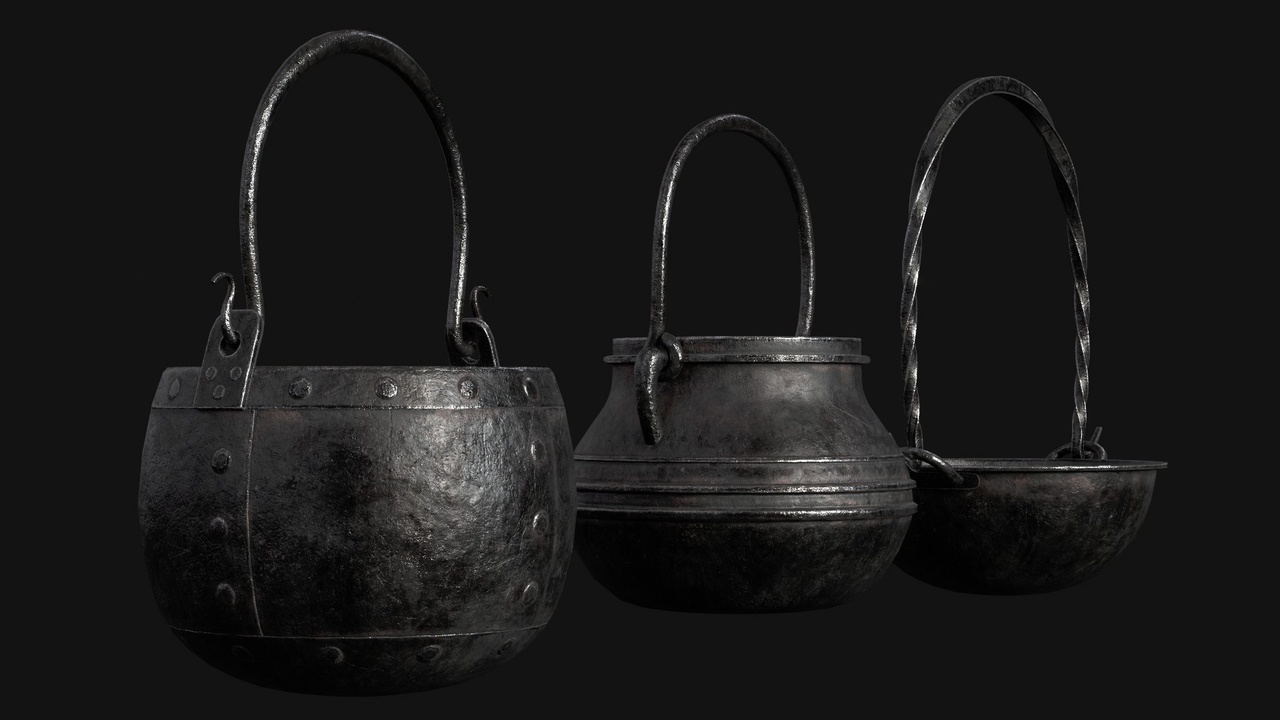 Media 1 for listing Medieval Cauldrons