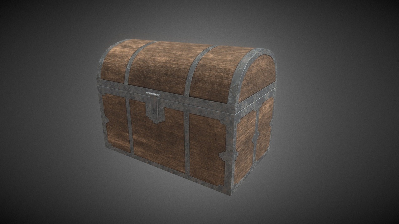 Media 1 for listing Simple Treasure Chest 4K PBR
