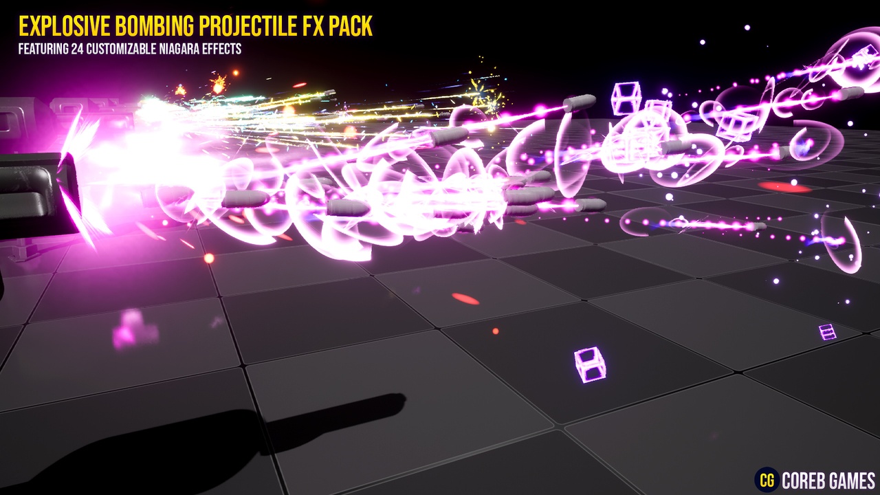 Media 1 for listing Ultimate Projectile & Laser VFX Bundle