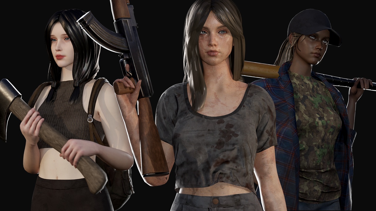 商品 Customizable Survival Girl 的媒体 1