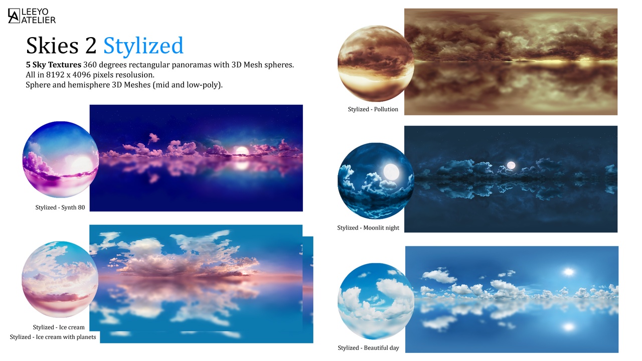 Media 1 for listing Skies 2 - Stylized