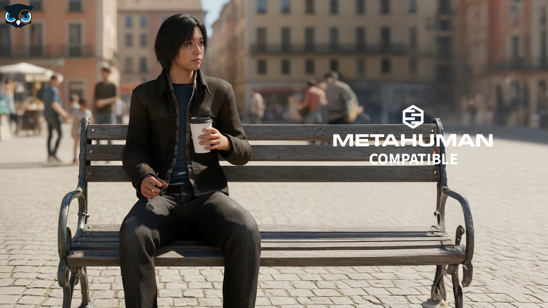 Medios 1 para el artículo Casual outfit survival Dirty Jacket, Jeans & Shirt Metahuman Compatible