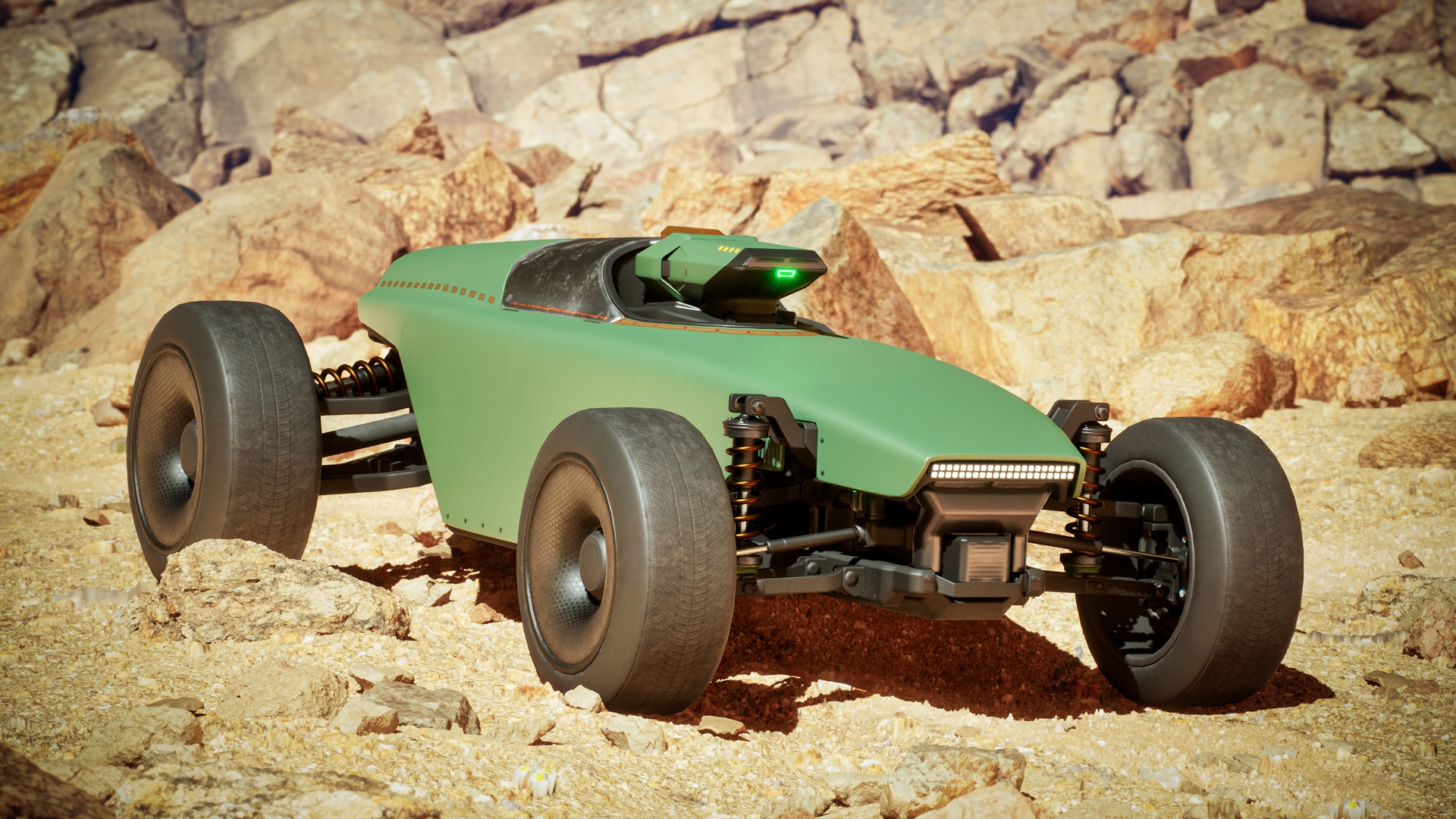 Media 1 for listing SciFi Cyber Buggy Drone 3