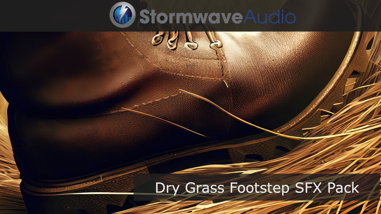 Media 1 for listing Dry Grass Footstep Sound Effects Pack