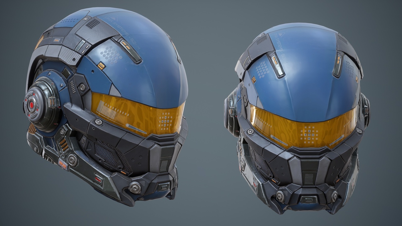 Media 1 for listing Sci Fi Helmet P04