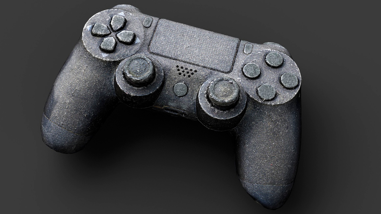 Media 1 for listing gaming controller postapo broken asset PBR photogrammetry
