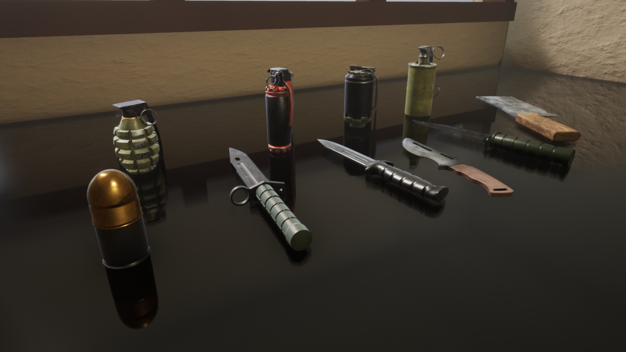 Media 1 for listing Knives & Grenades Vol 1