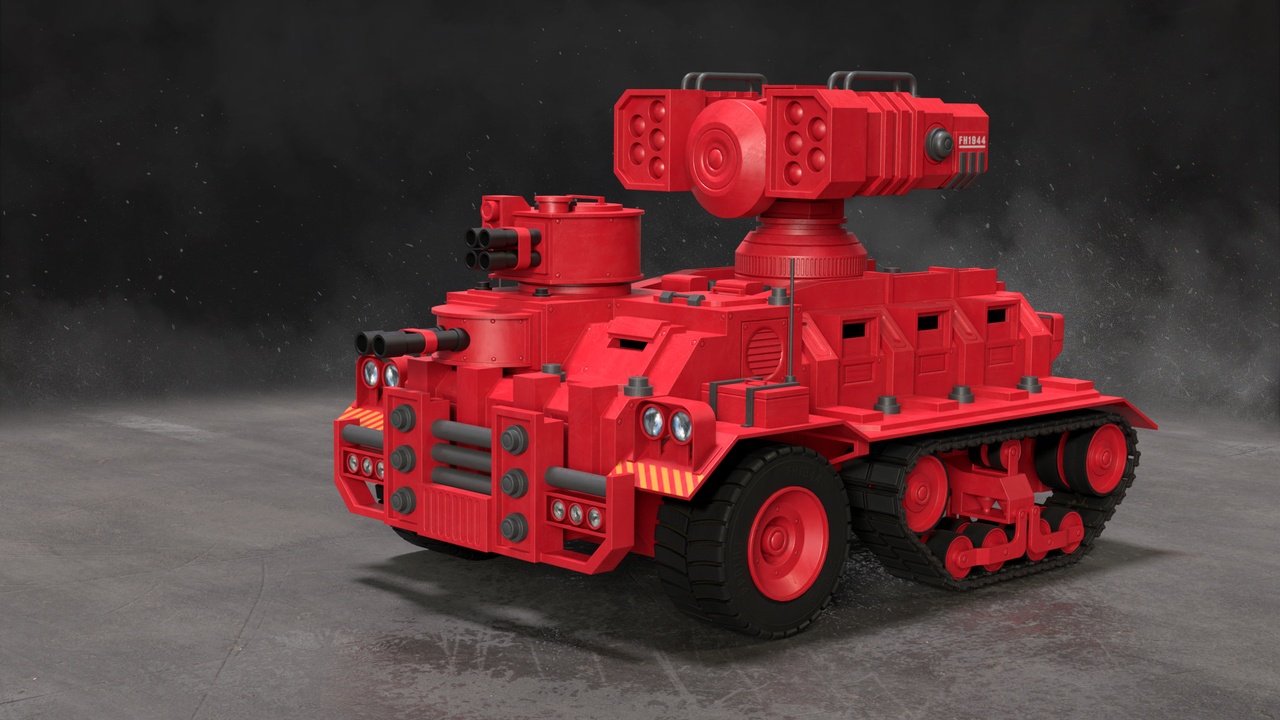 Media 1 for listing Half-track APC-1-Red-Clean