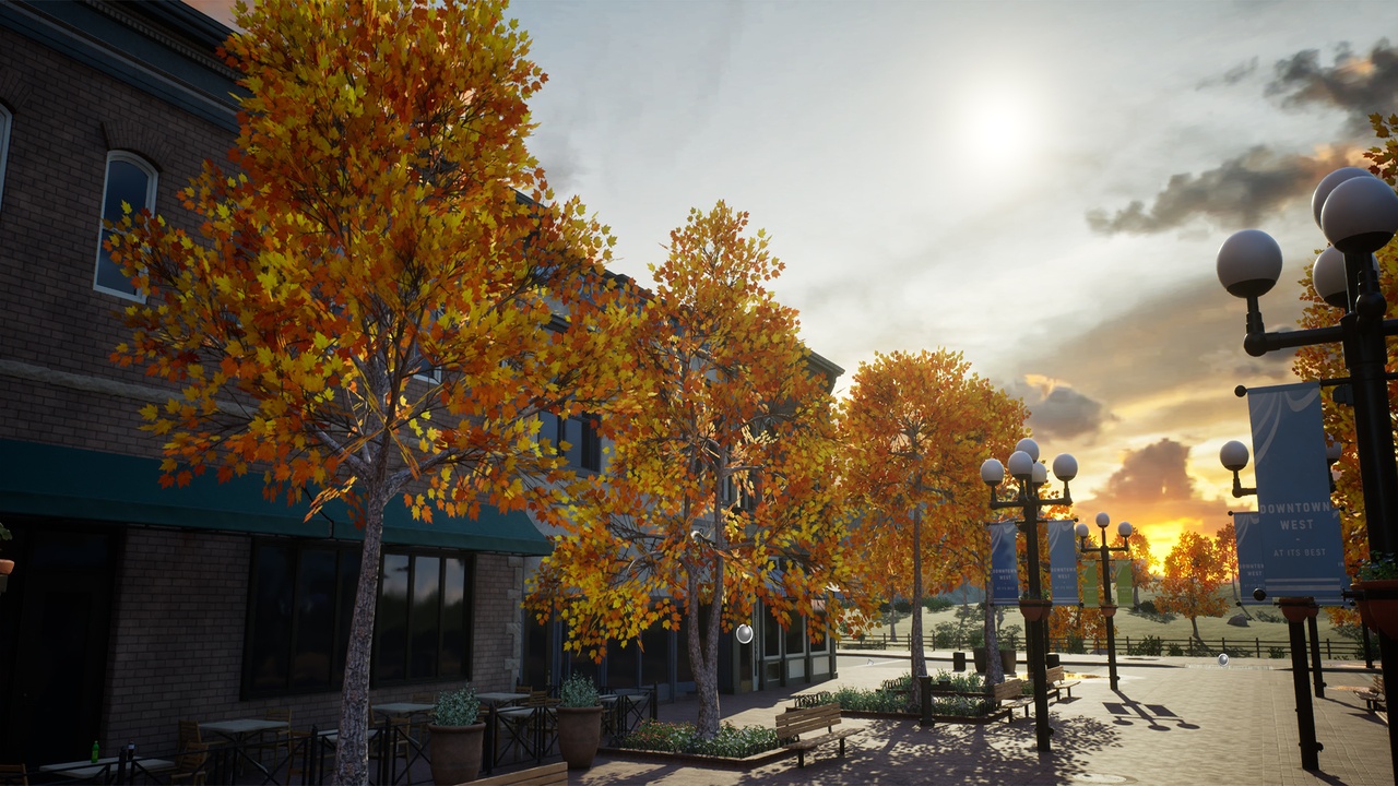 Media 1 for listing Realistic Low Poly Fall Maple Trees 167M