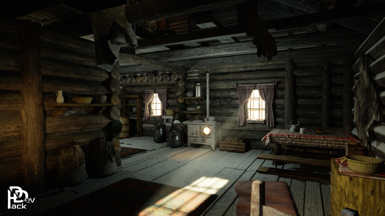 Media 1 for listing Log Cabin Interior / 61 Assets