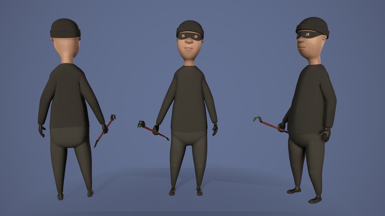 Stylized Thief 제품 등록을 위한 미디어 1개