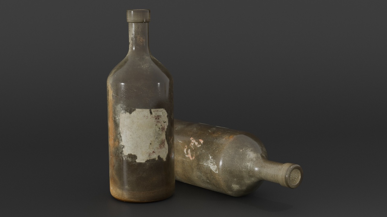 Media 1 for listing Old junk bottle glass