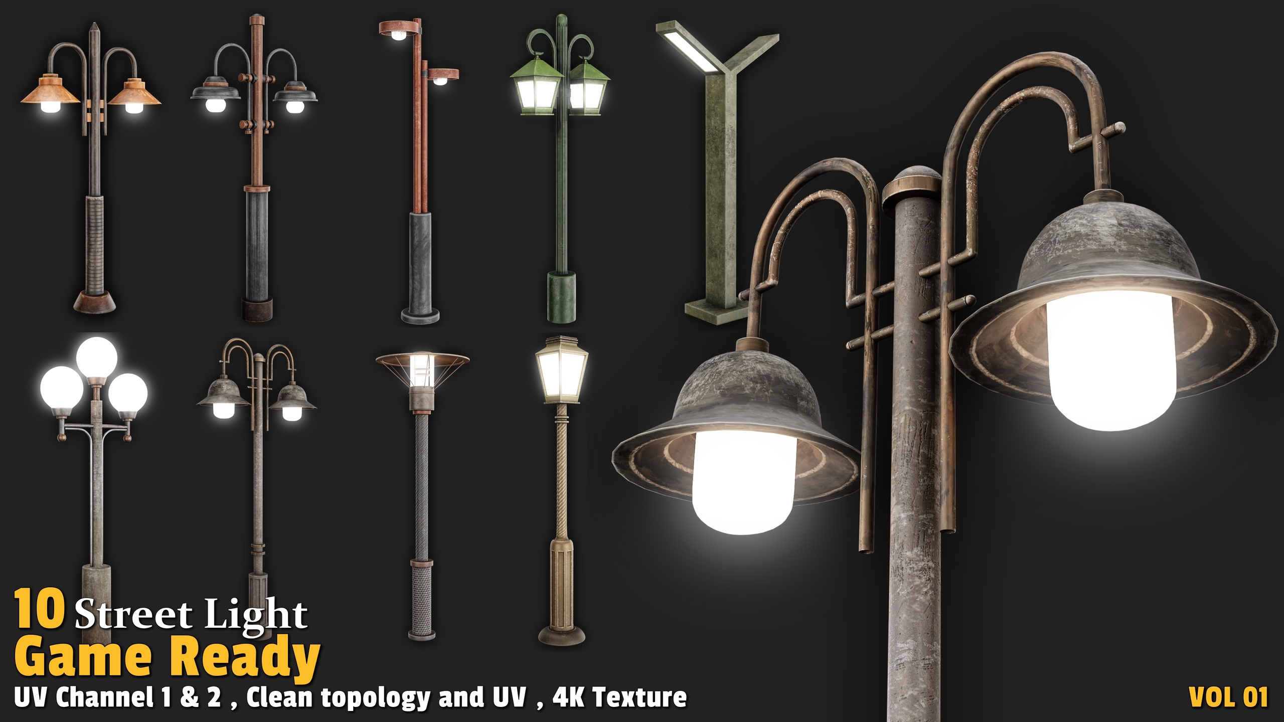Multimedia 1 para anuncio Street Light | Game Ready-VOL01