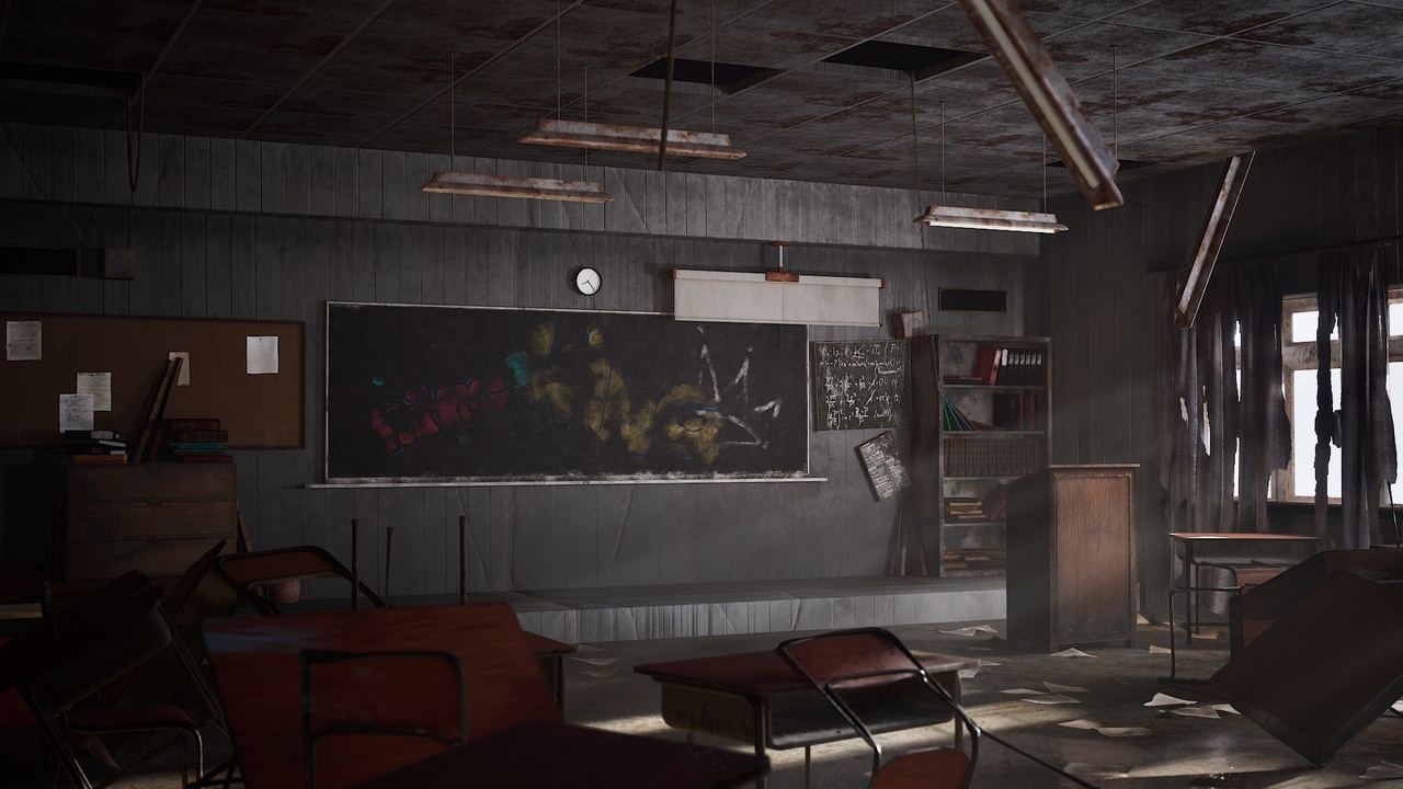 Media 1 for listing Classroom 3D Asset Pack