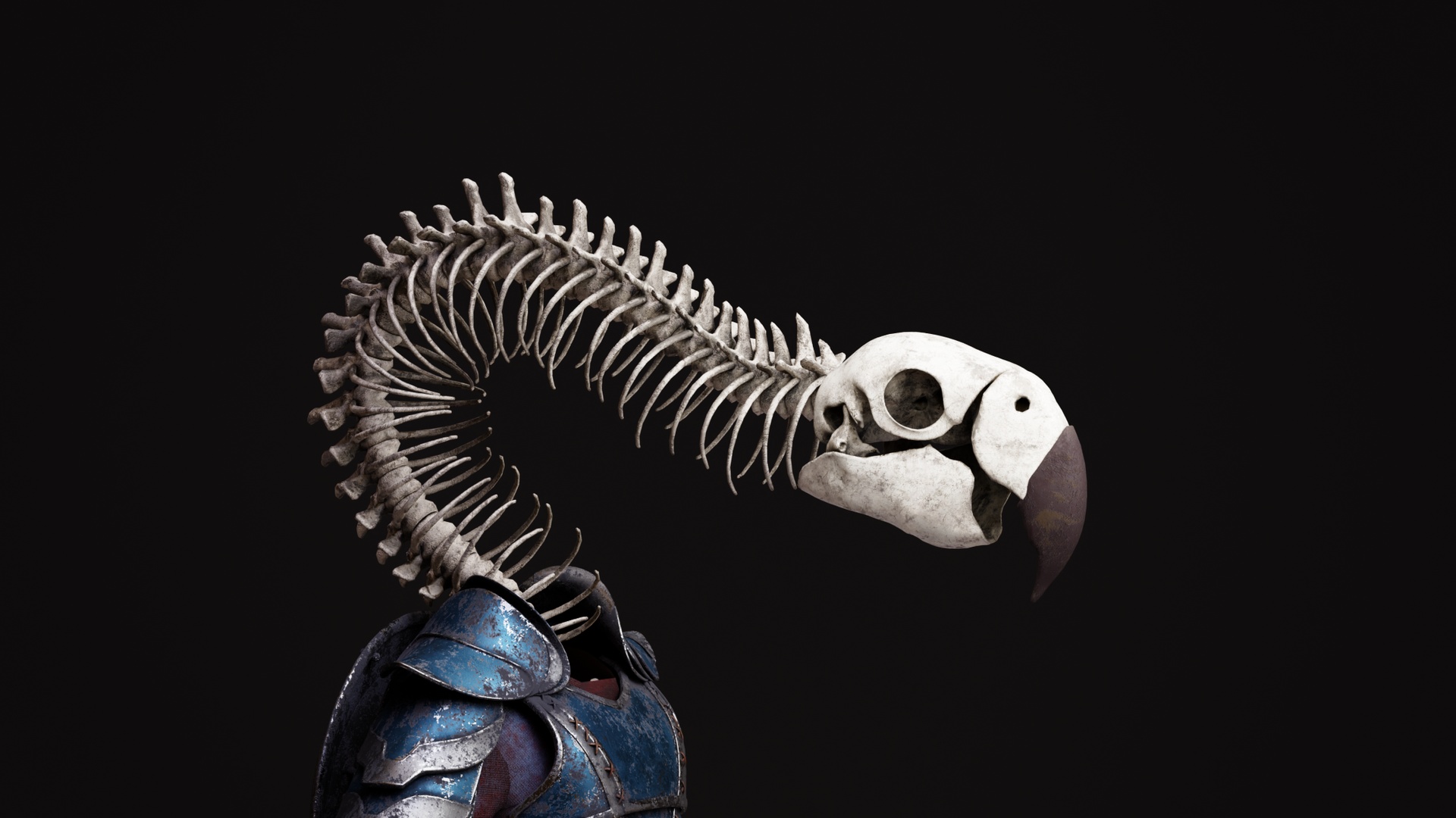 Media 1 for listing GAMEREADY SKELETON PARROT WARRIOR