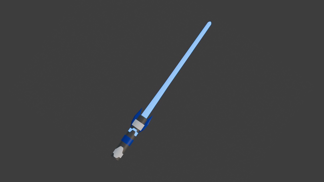 Media 1 for listing Low-Poly Sci-Fi Energy Sword