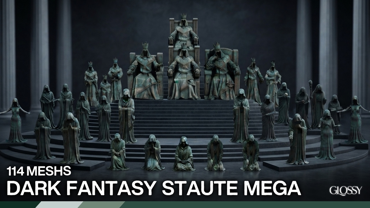 Media 1 for listing Ultimate Dark Fantasy Statue Mega Pack