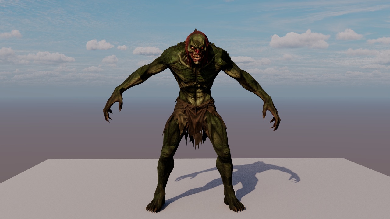 Media 1 for listing "3D Monster Lowpoly Rigging "
