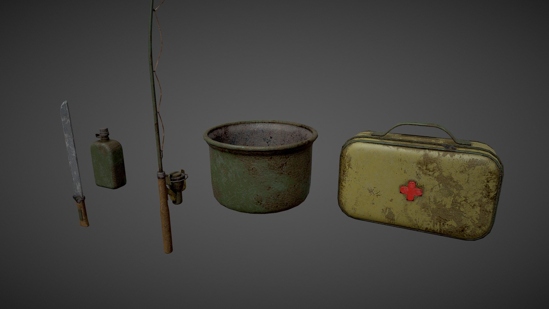 Survival Kit - PBR Game Ready Asset | Fab