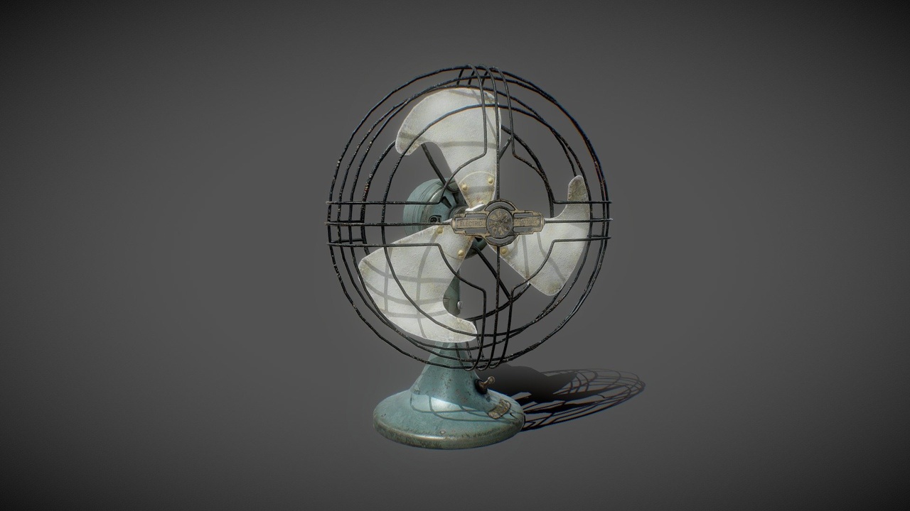 Media 1 for listing Old Vintage Fan Animated