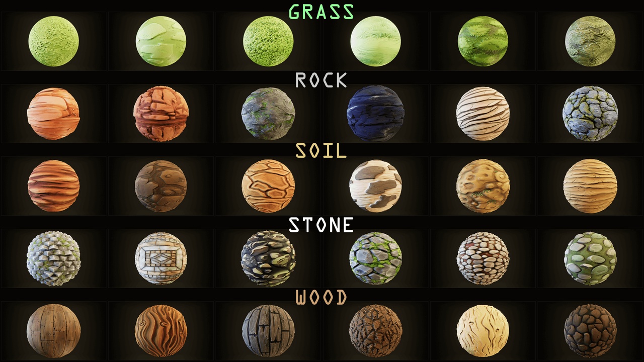 Media 1 for listing Stylized Textures Start Kit