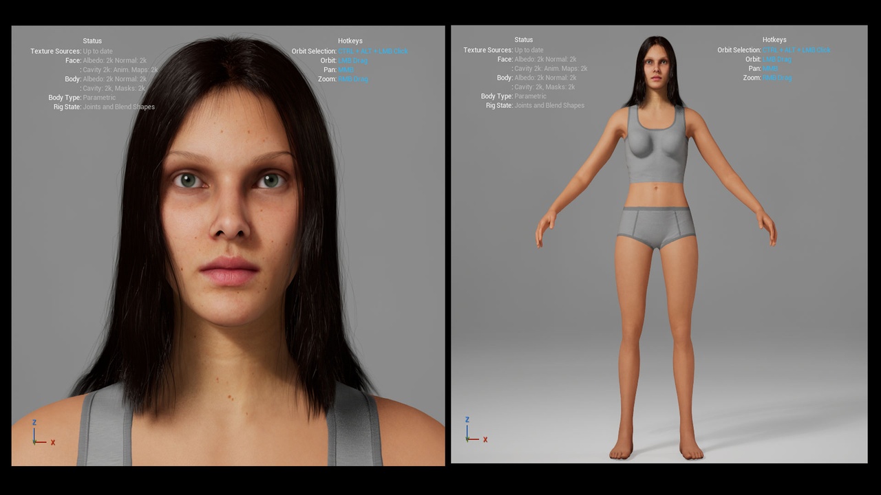 Media 1 for listing Women 1 - Editable Metahuman Character