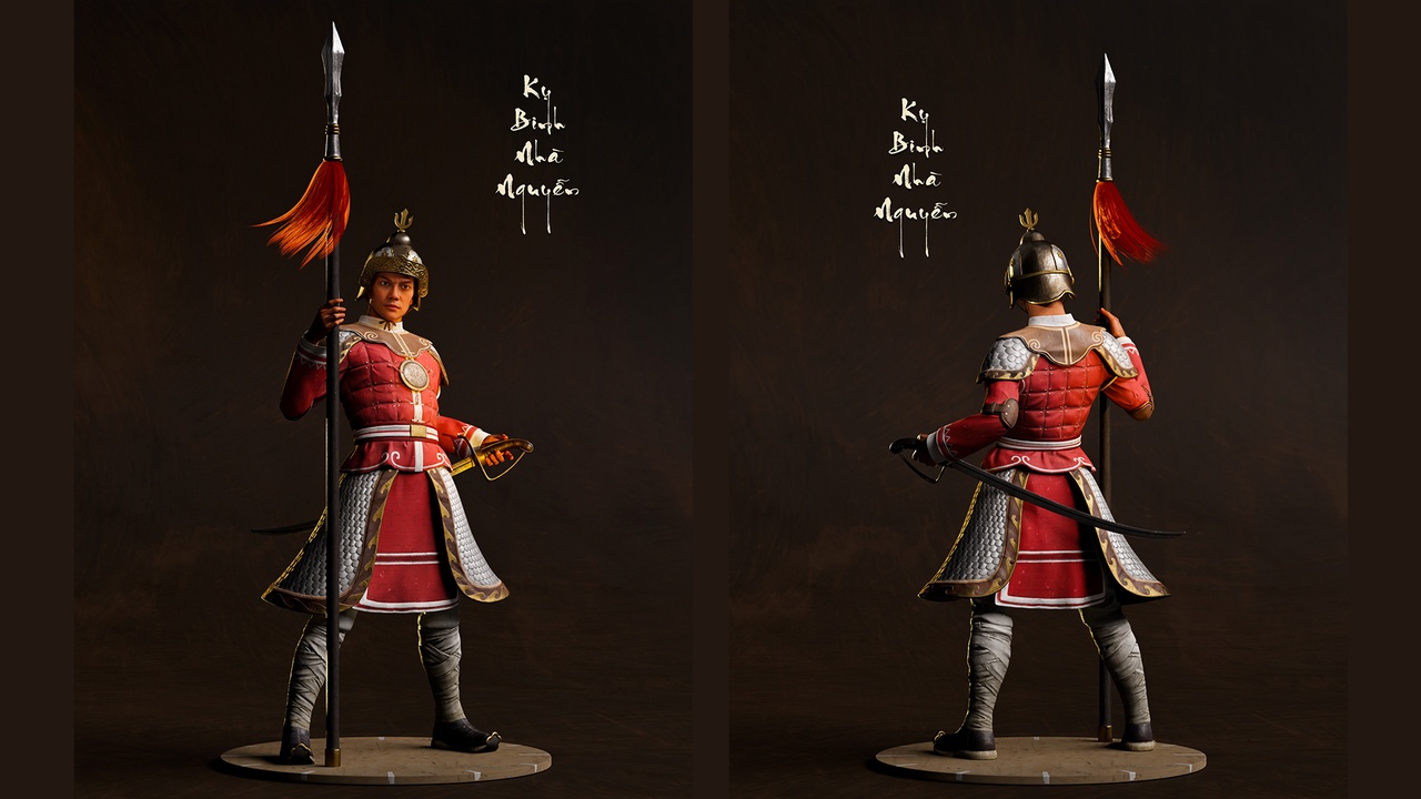 Mídia 1 do anúncio Armor Design Historical Horse Guard Outfit Viet Nam