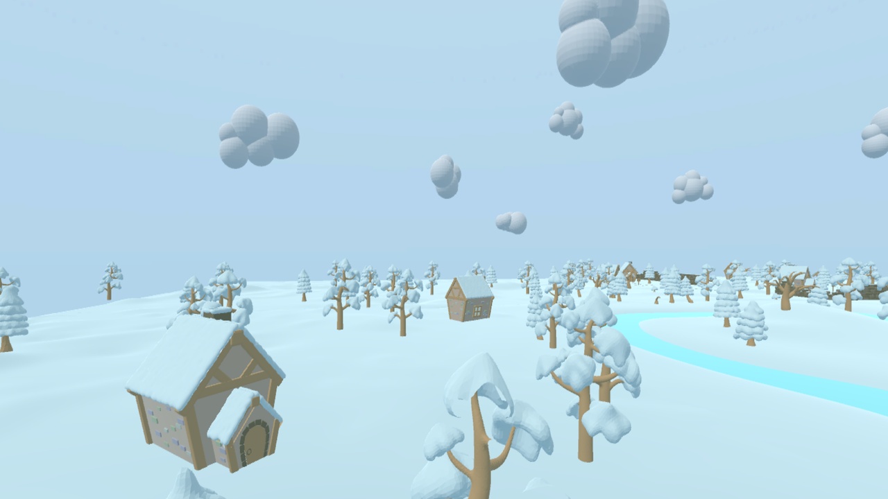 Media 1 for listing Low Poly Cozy Snowy Environment
