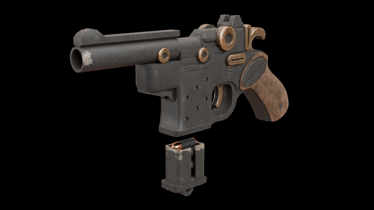 Media 1 for listing Pistol Iron Sparrow