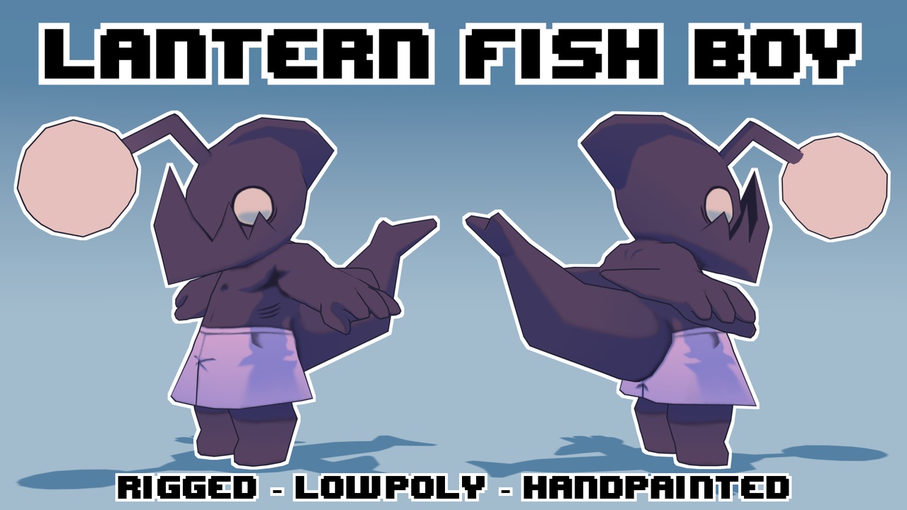 Media 1 for listing Lantern Fish Boy (Rigged)