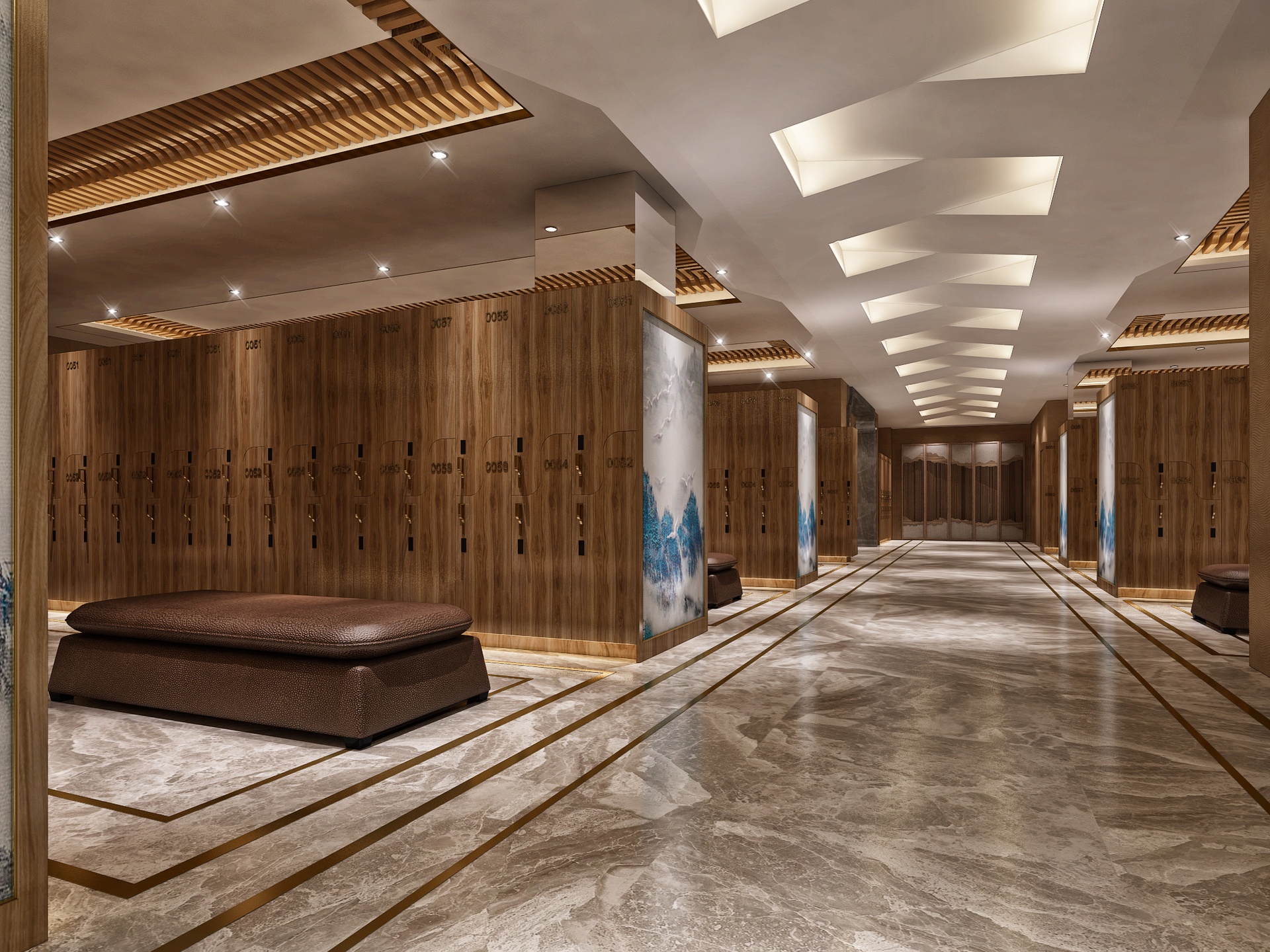 Media 1 for listing Modern Asian Locker Room | Clubhouse Changing Area