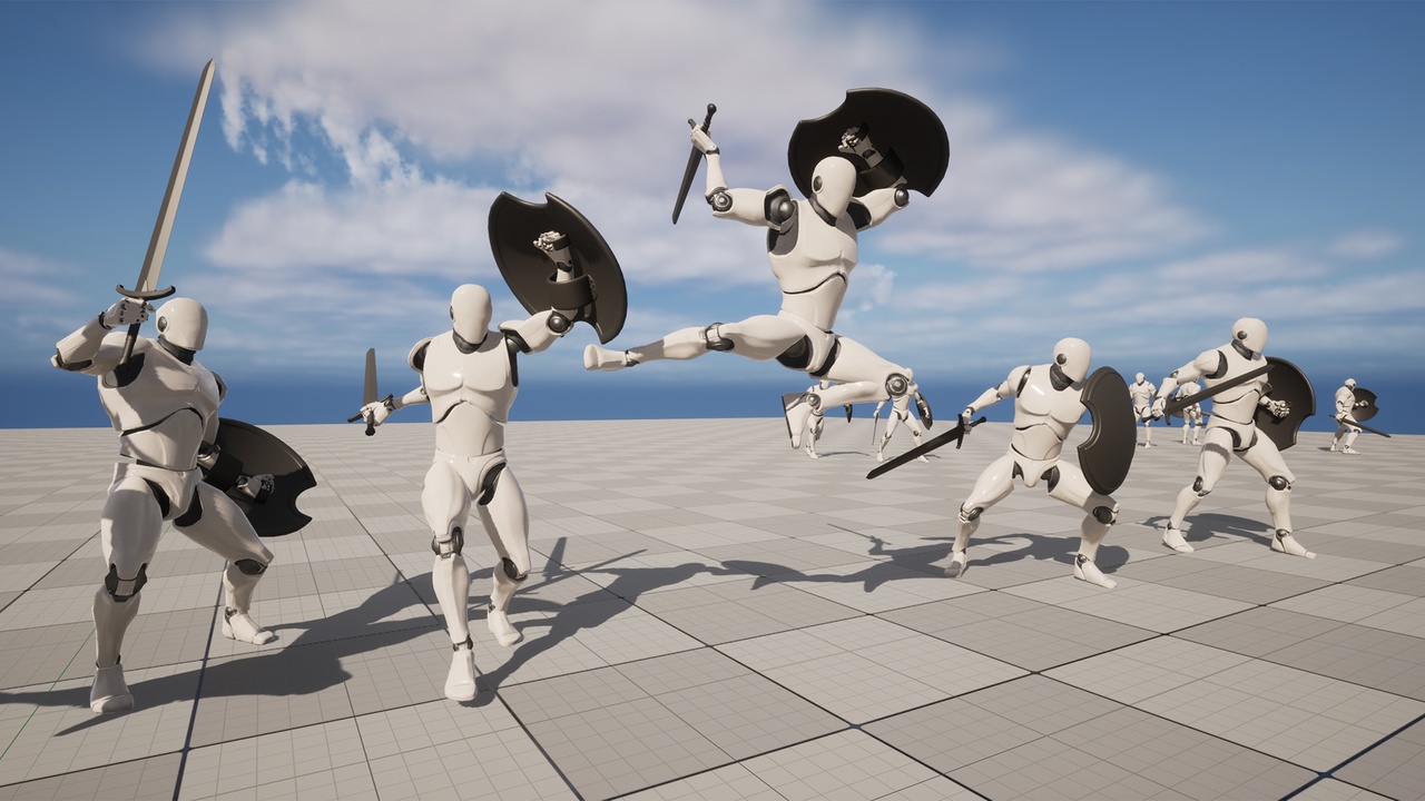 Media 1 for listing Dynamic Sword Shield Animations V2