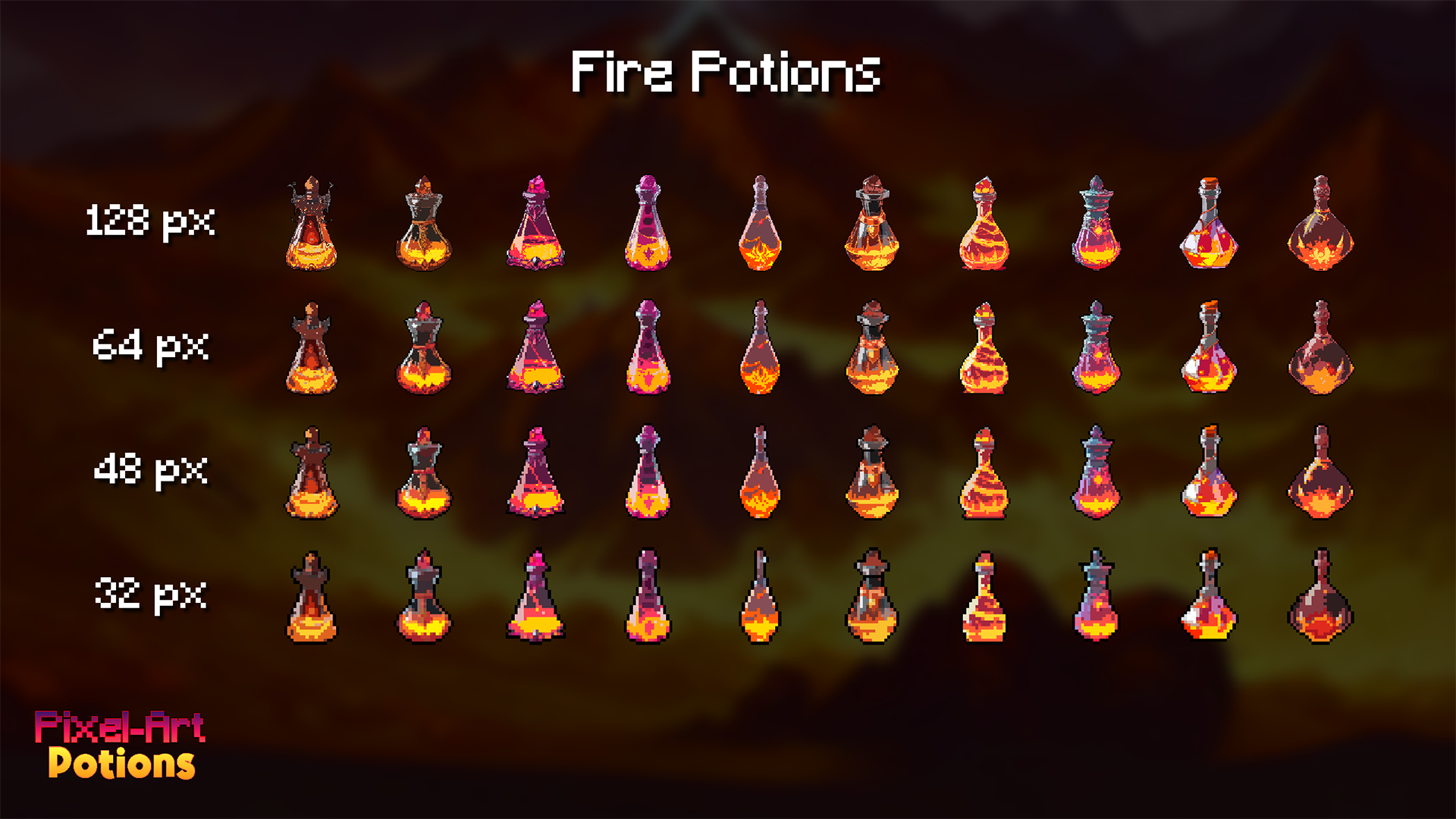 Pixel-Art Potions | Fab, image size:1920x1080