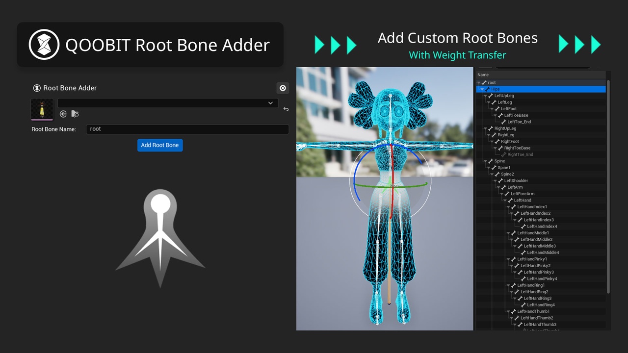 Media 1 for listing QOOBIT Root Bone Adder
