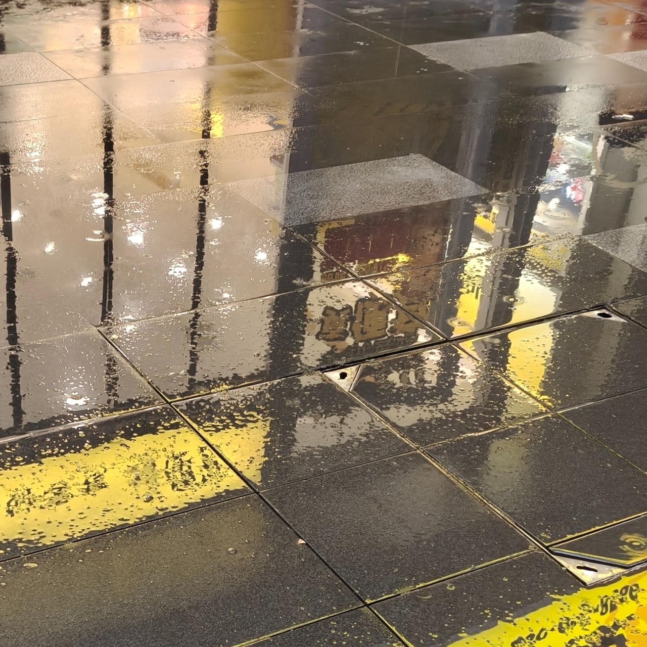 Media 1 for listing Xi'an Rainy Puddle Ground Texture