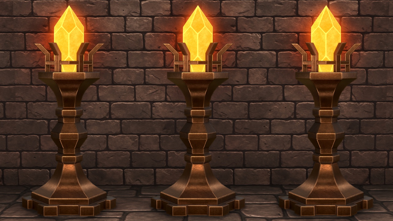 Media 1 for listing Medieval Table Lamp_2