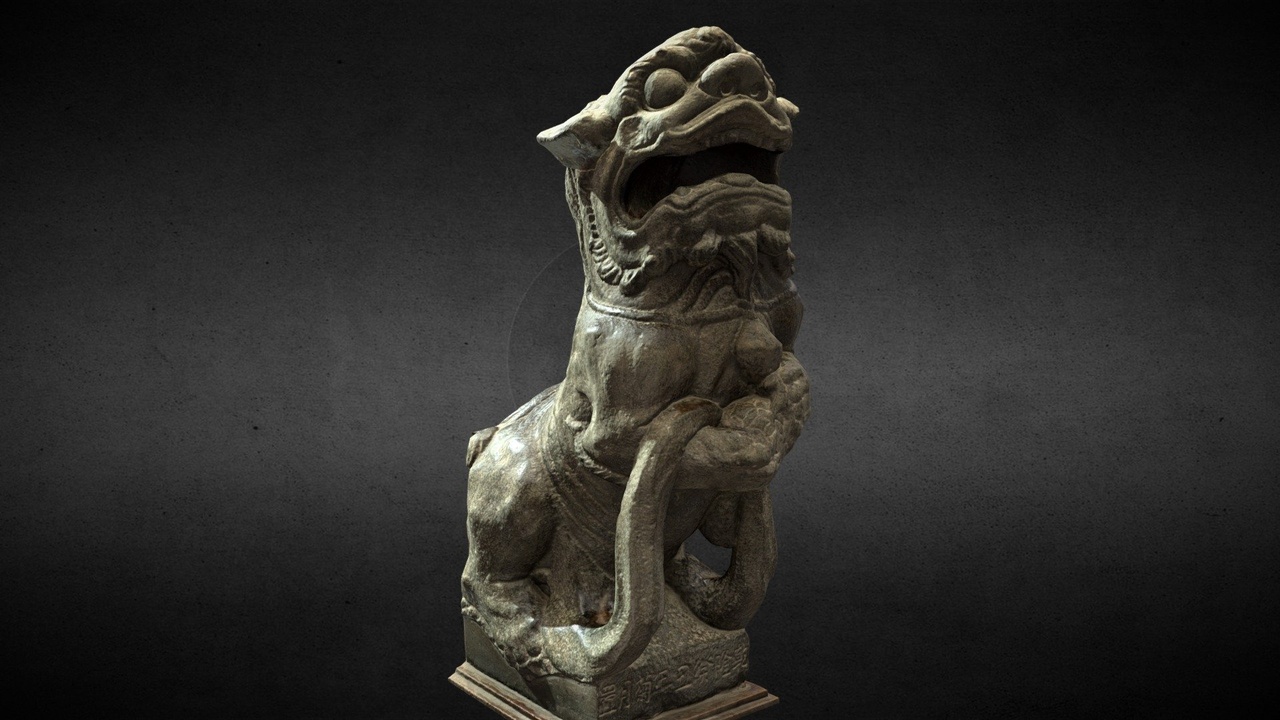Media 1 for listing Lion-Statue-036M 大甲鎮瀾宮