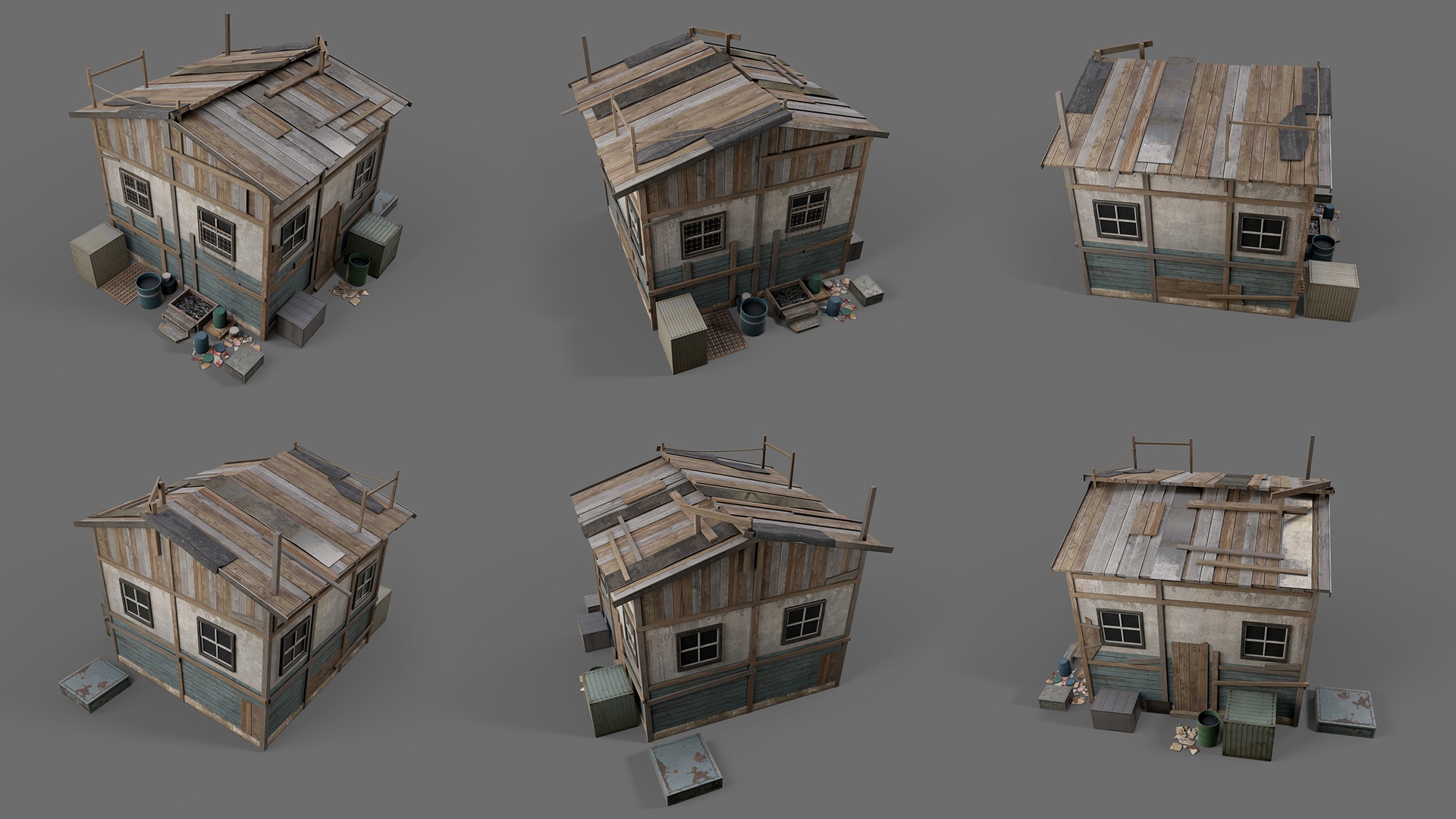 Media 1 for listing Post-Apocalyptic Buildings Pack