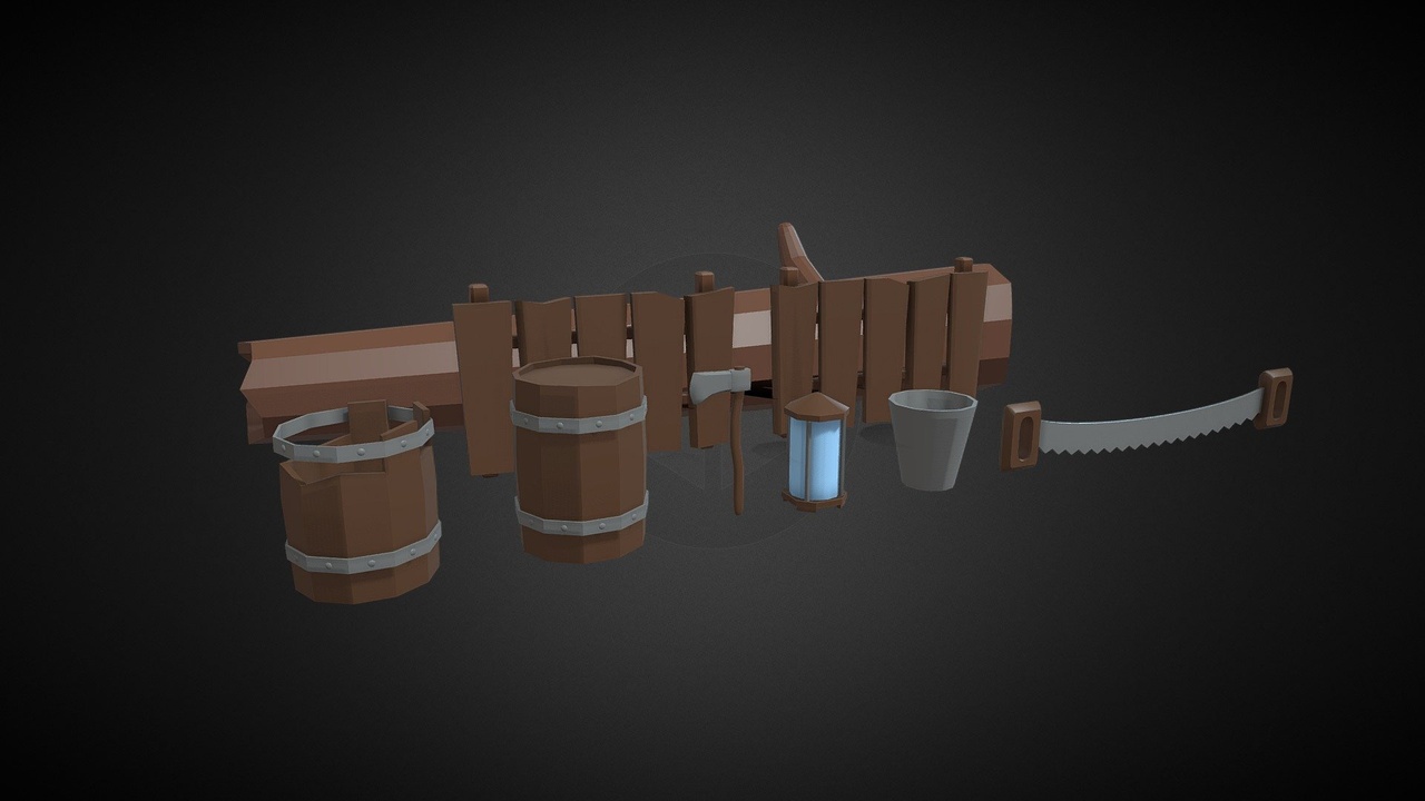 Media 1 for listing Lowpoly - Medieval Asset Pack