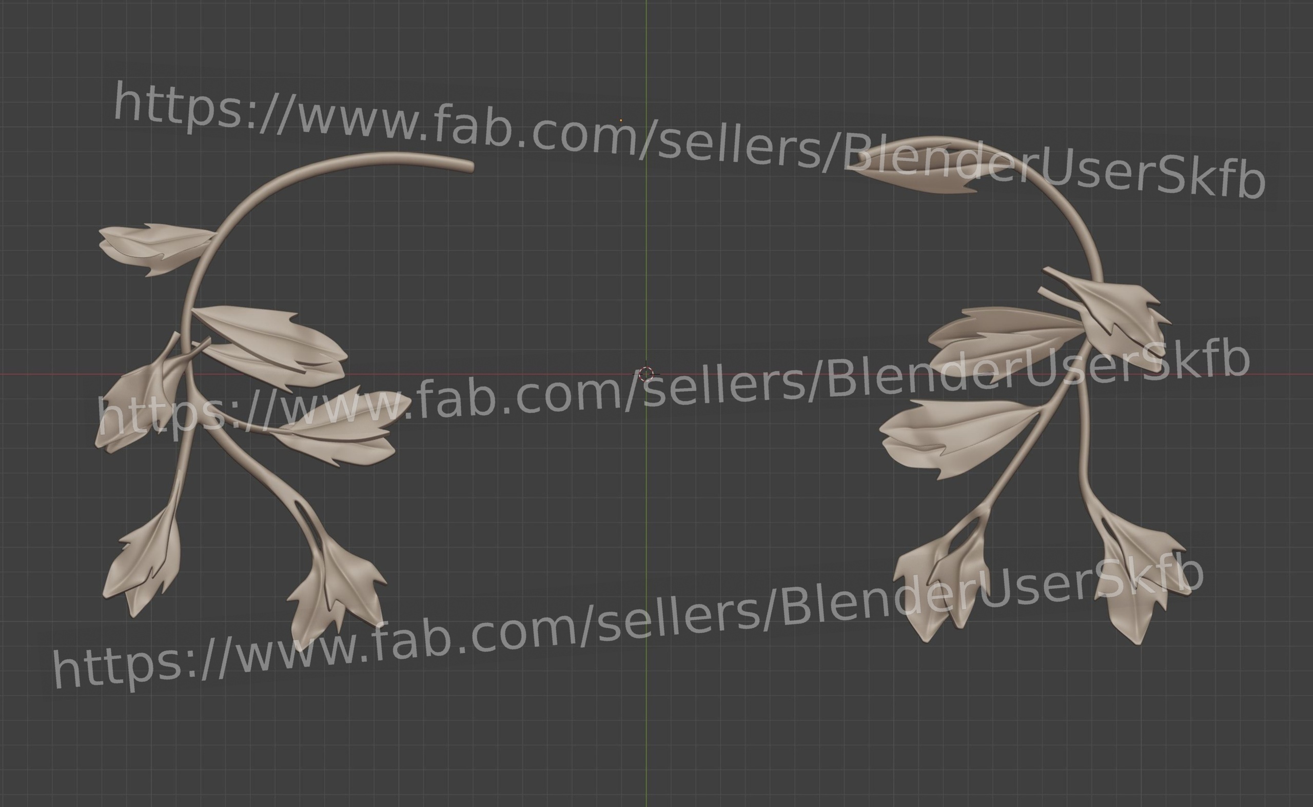 Media 1 for listing Ornamental Leaf Pattern (Relief)