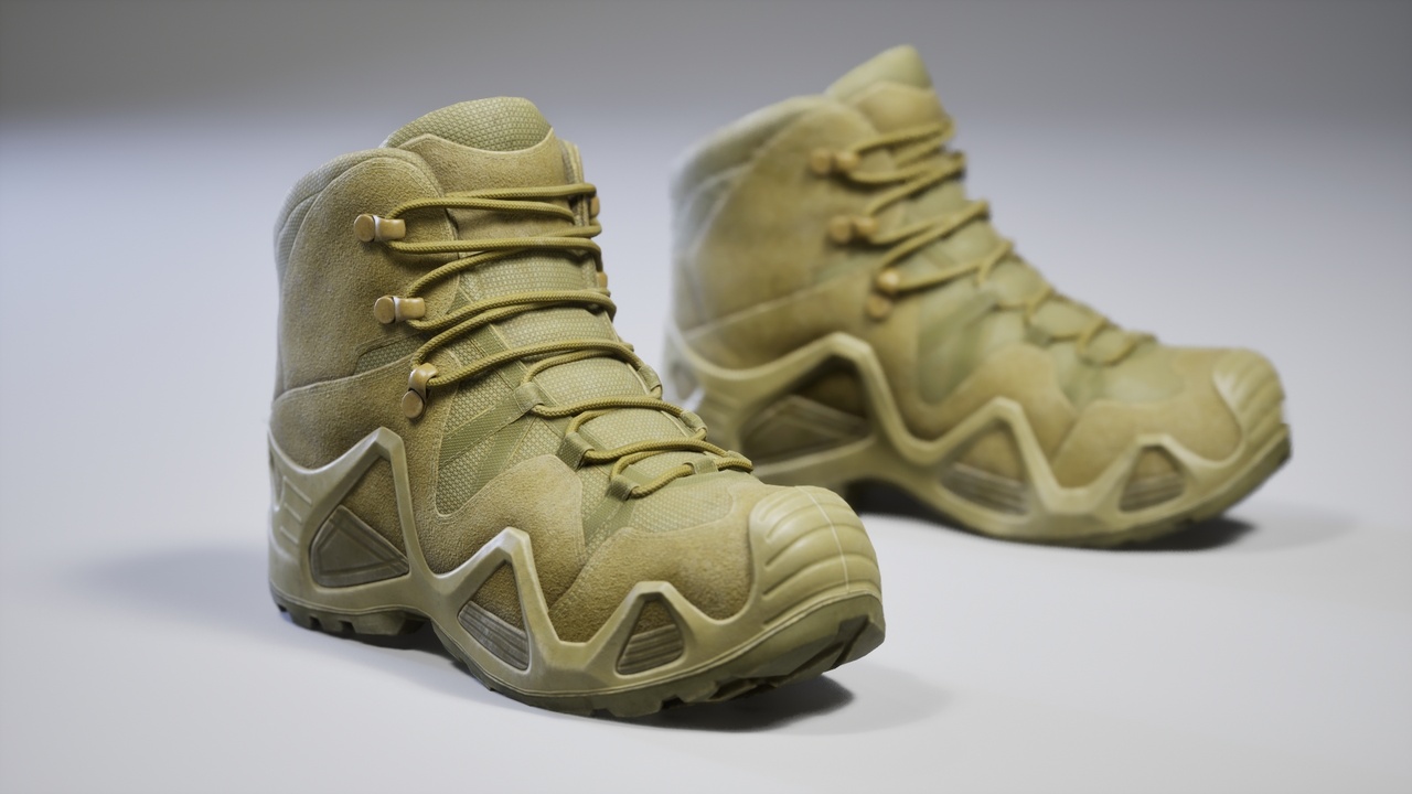Media 1 for listing Military Shoes for MetaHuman