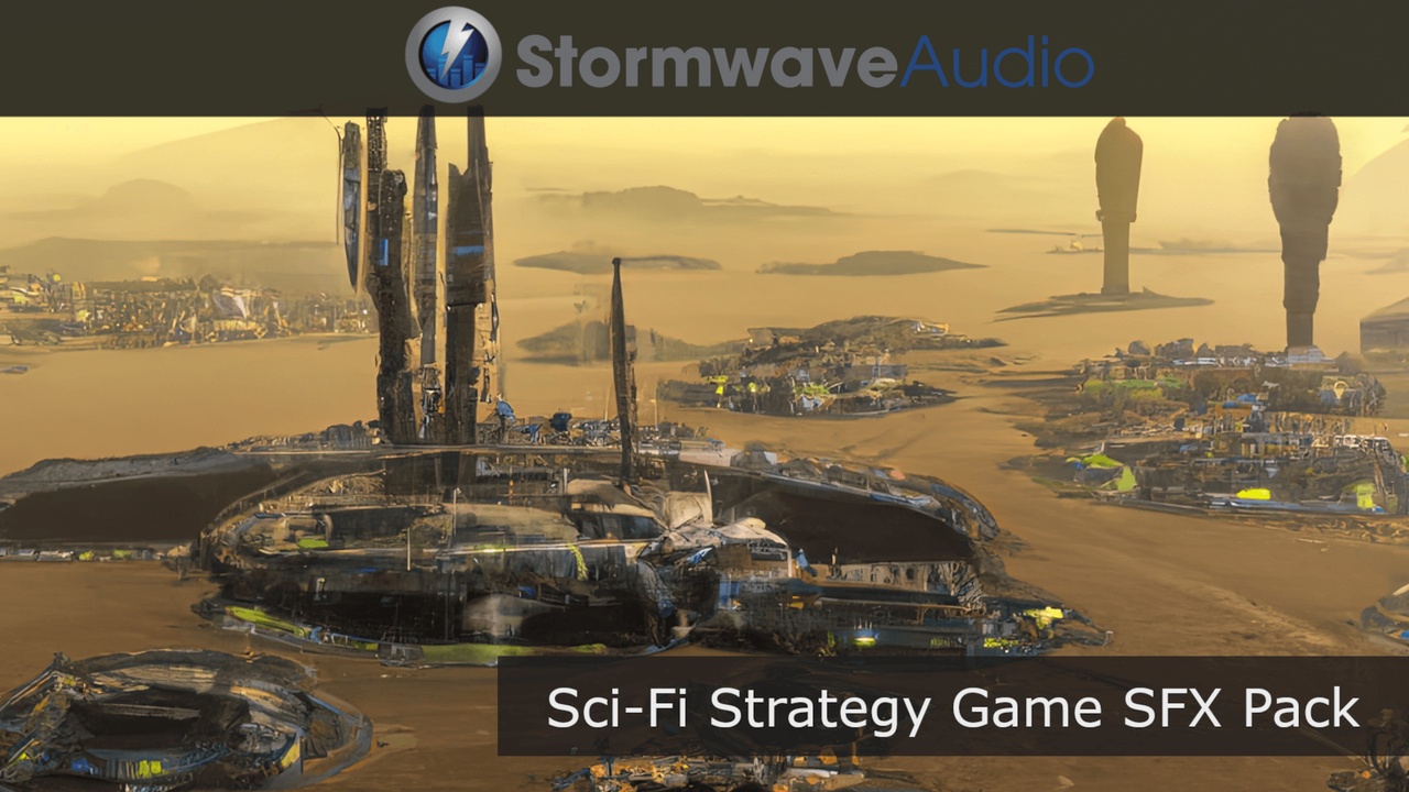 Media 1 for listing Sci-Fi Strategy Game Sound Effects Pack